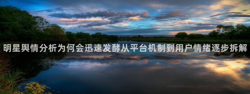 吃瓜网页入口:明星舆情分析为何会迅速发酵从平台机制到用户情绪逐步拆解